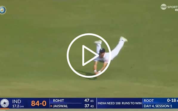 [Watch] Anderson's Flying Catch Draws First Blood; Jaiswal Departs After Strong Start